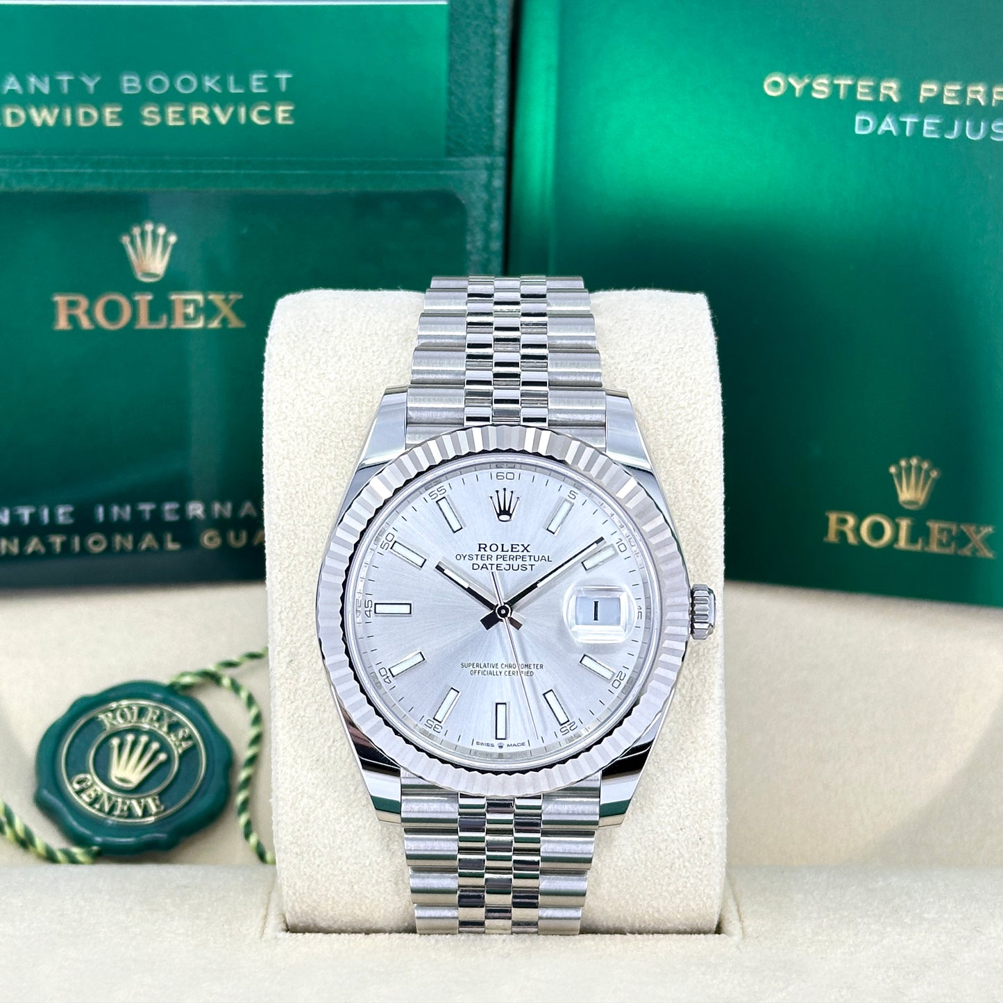 Rolex Datejust 41, Stainless Steel and 18k White Gold, 41mm, Ref# 126334-0004