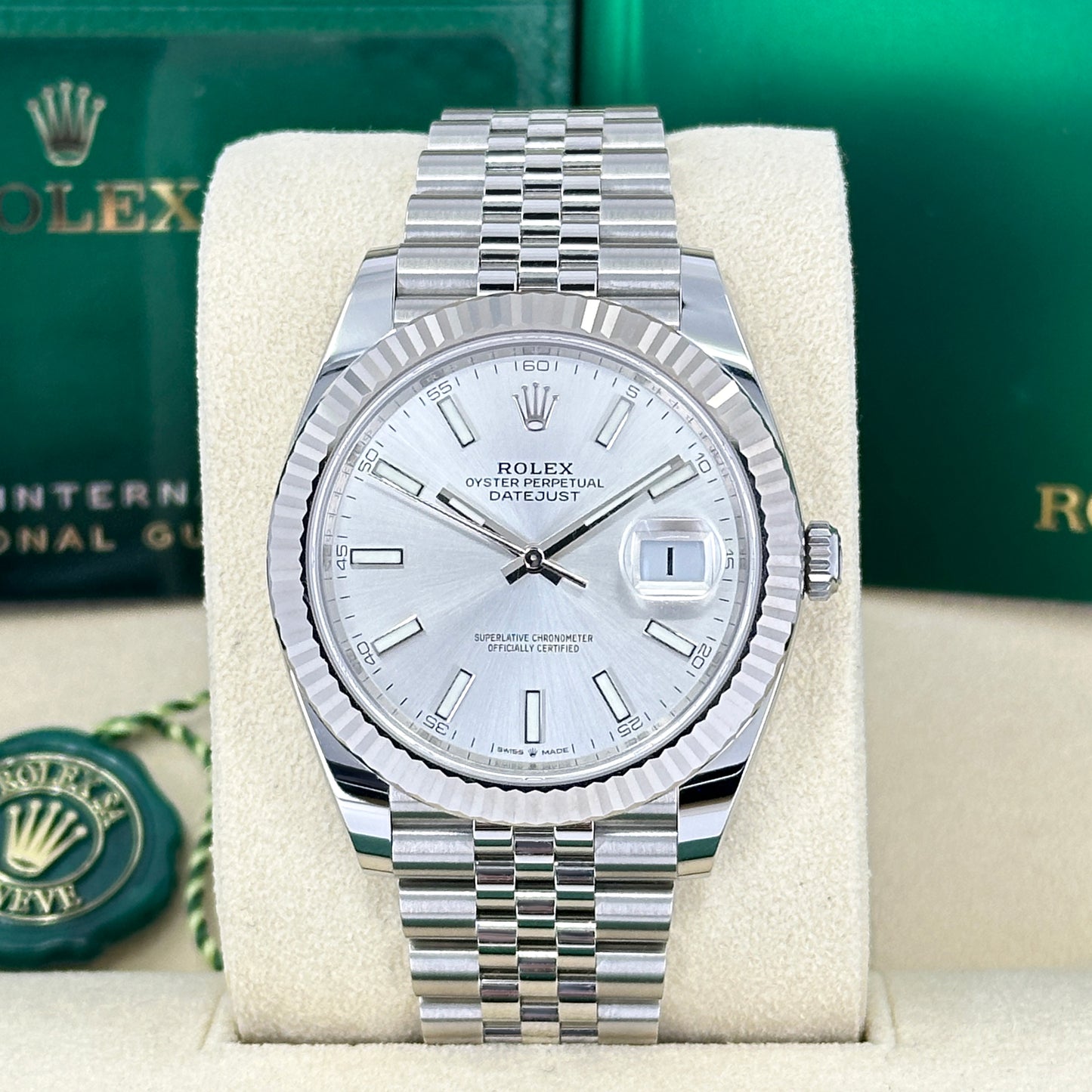 Rolex Datejust 41, Stainless Steel and 18k White Gold, 41mm, Ref# 126334-0004