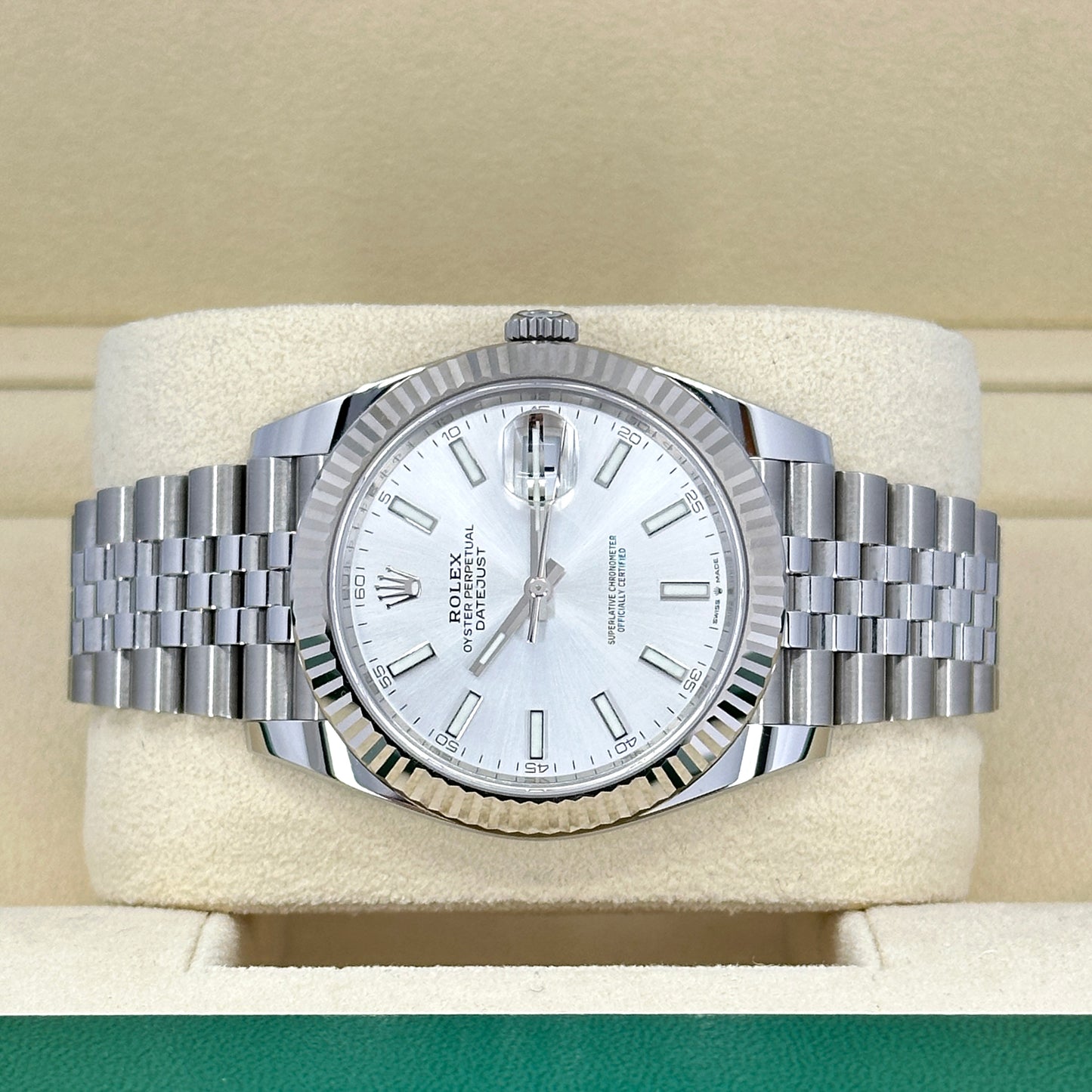 Rolex Datejust 41, Stainless Steel and 18k White Gold, 41mm, Ref# 126334-0004