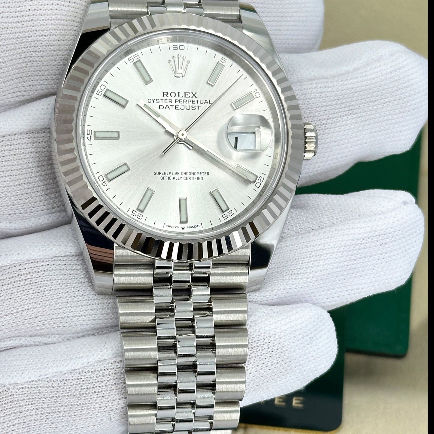 Rolex Datejust 41, Stainless Steel and 18k White Gold, 41mm, Ref# 126334-0004