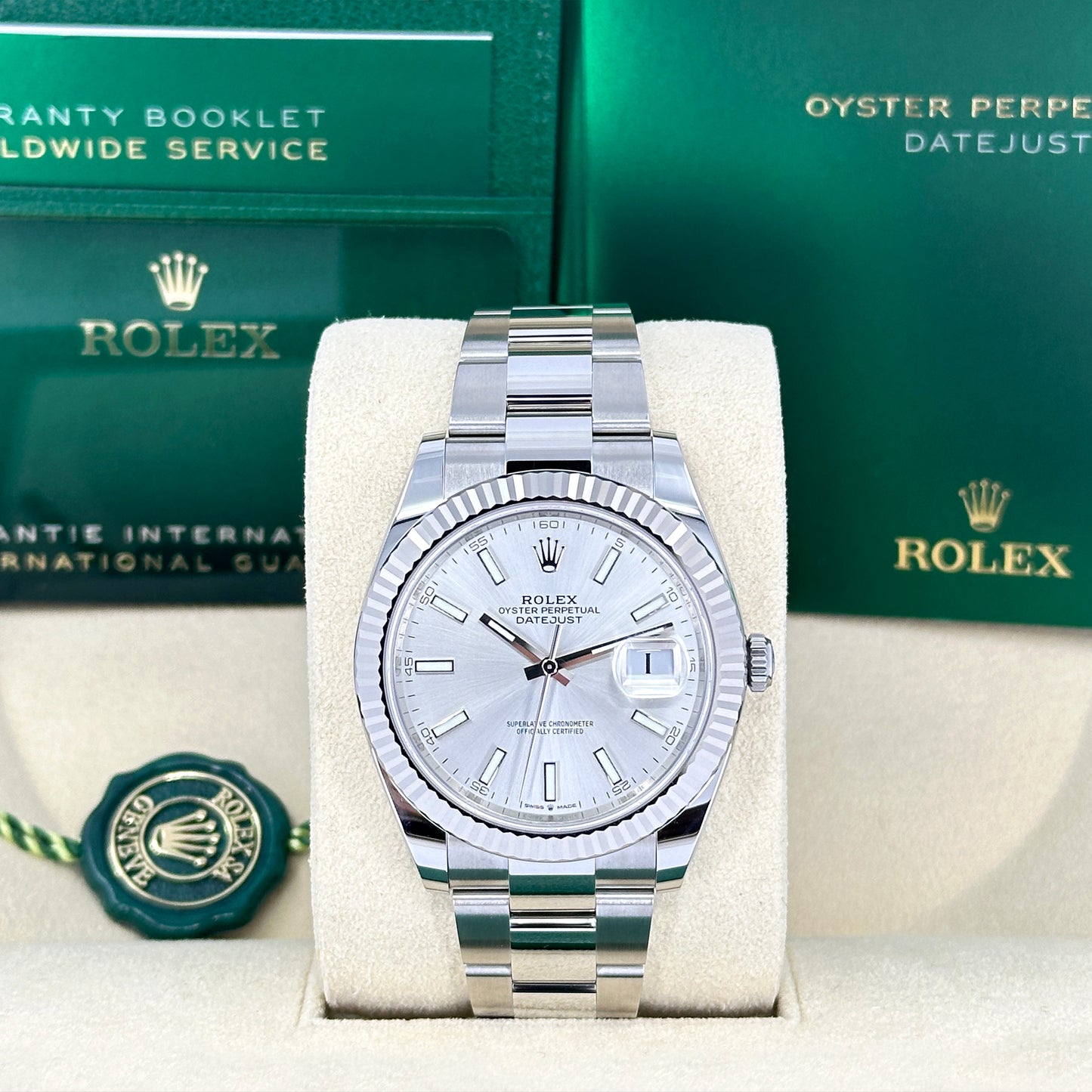 Rolex Datejust 41, Stainless Steel and 18k White Gold, 41mm, Ref# 126334-0003