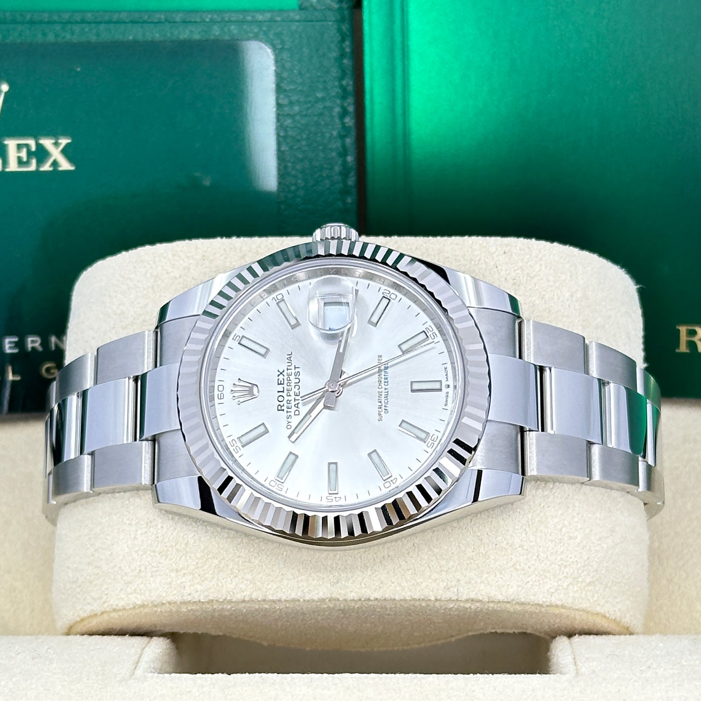 Rolex Datejust 41, Stainless Steel and 18k White Gold, 41mm, Ref# 126334-0003