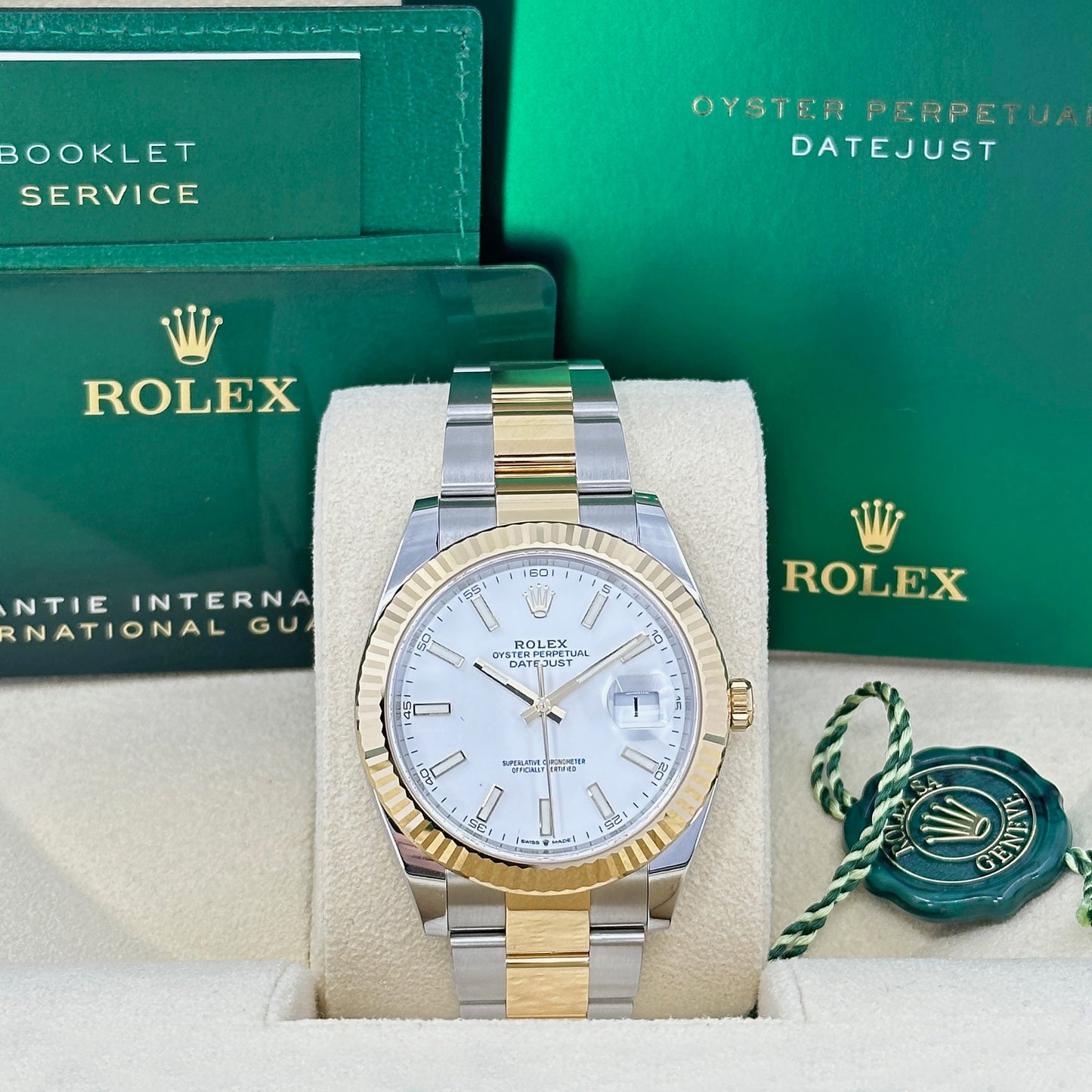 Rolex Datejust 41 Oystersteel and yellow gold Ref# 126333-0015