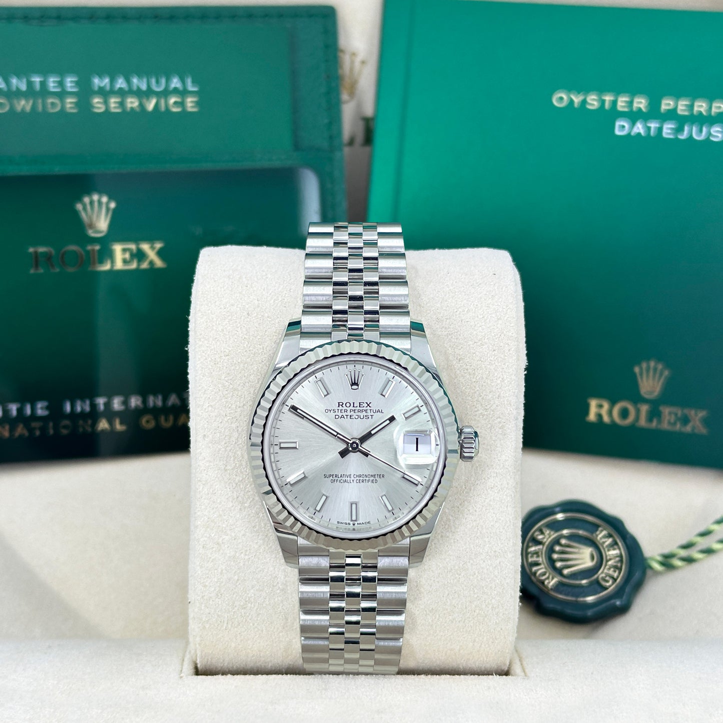 Rolex Datejust 31, Oystersteel and 18k White Gold, Ref# 278274-0012