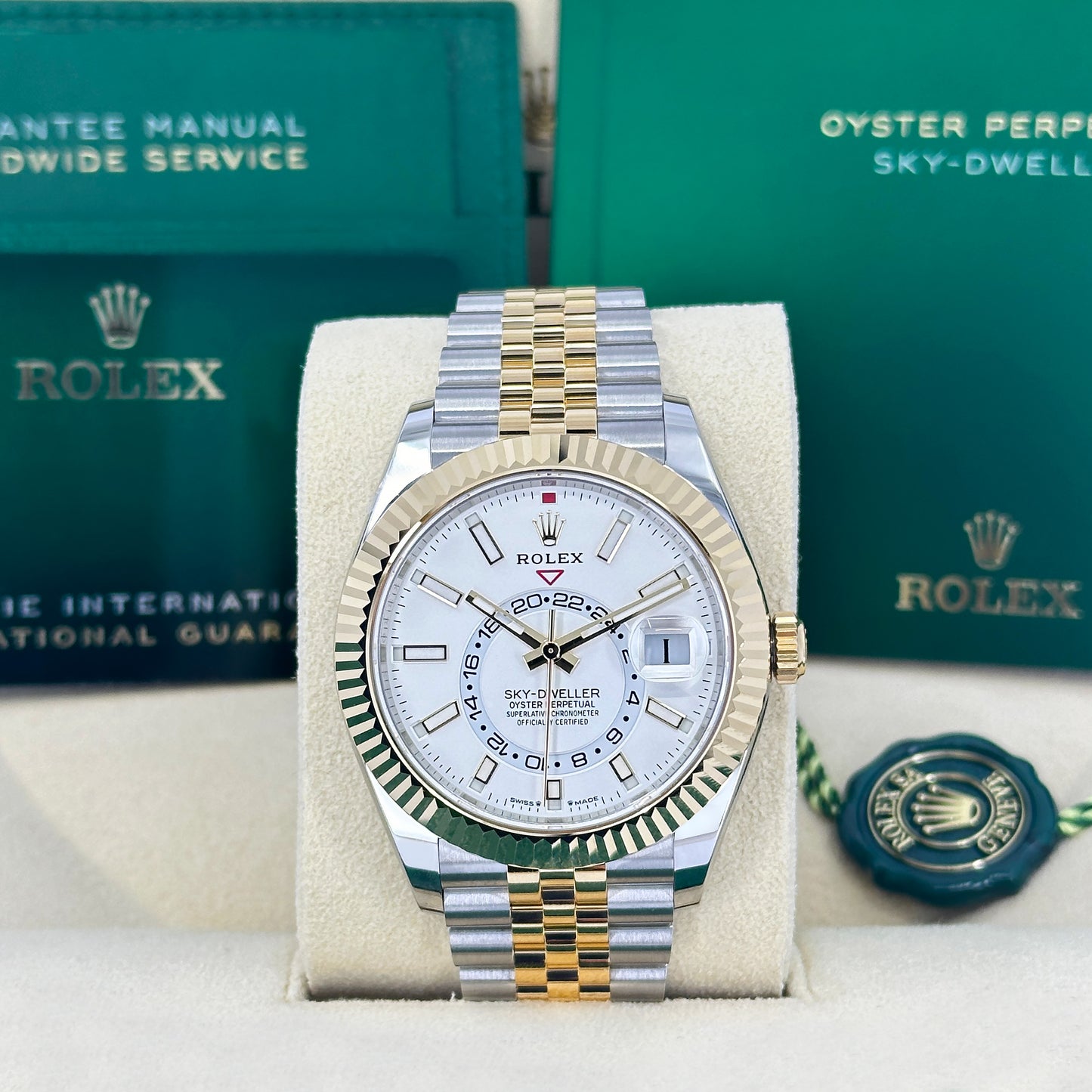 Rolex Sky-Dweller, 42mm, Oystersteel and 18k Yellow Gold, Ref# 336933-0006