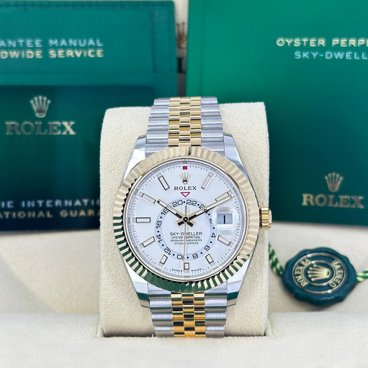 Rolex Sky-Dweller, 42mm, Oystersteel and 18k Yellow Gold, Ref# 336933-0006