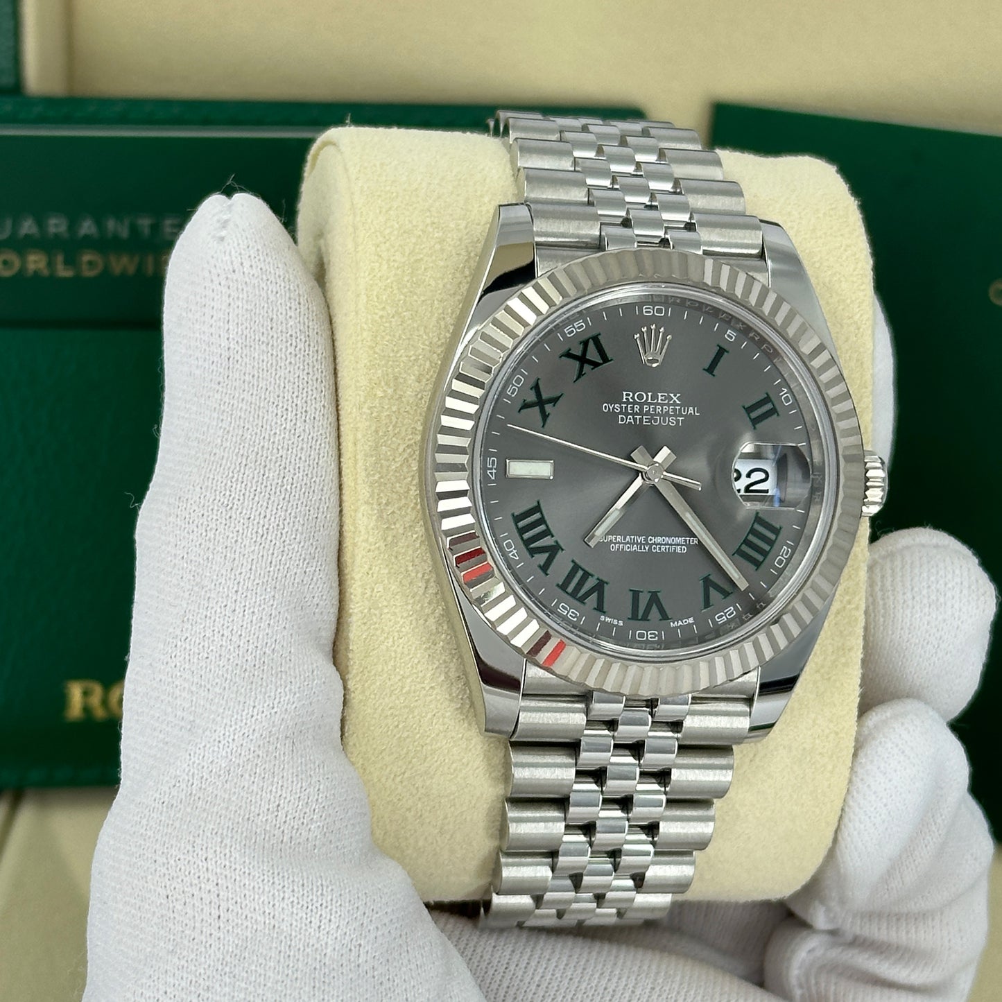 Rolex Datejust 41, Stainless Steel and 18k White Gold, 41mm, Ref# 126334-0022