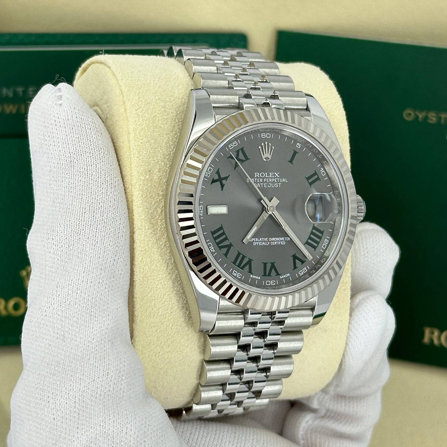 Rolex Datejust 41, Stainless Steel and 18k White Gold, 41mm, Ref# 126334-0022