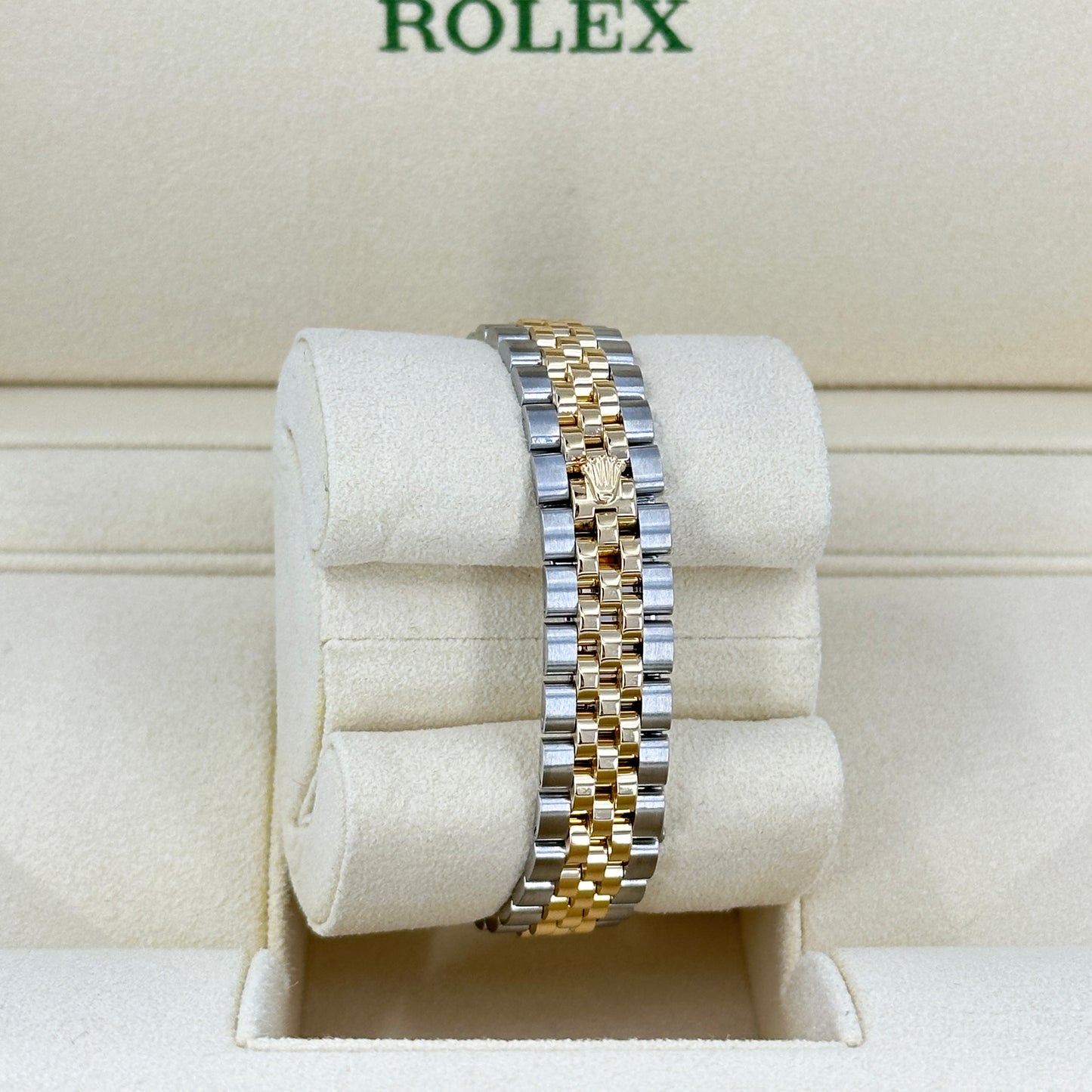 Rolex Lady-Datejust 28, Oystersteel and 18k Yellow Gold, Ref# 279383RBR-0021