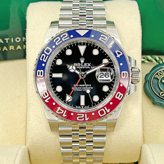 Rolex GMT-Master II Oystersteel Ref# 126710BLRO-0001