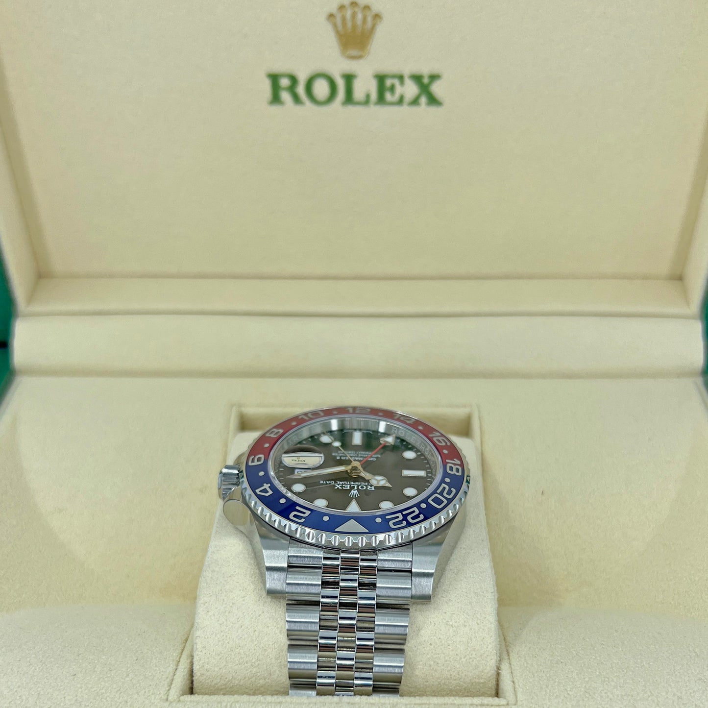 Rolex GMT-Master II Oystersteel Ref# 126710BLRO-0001