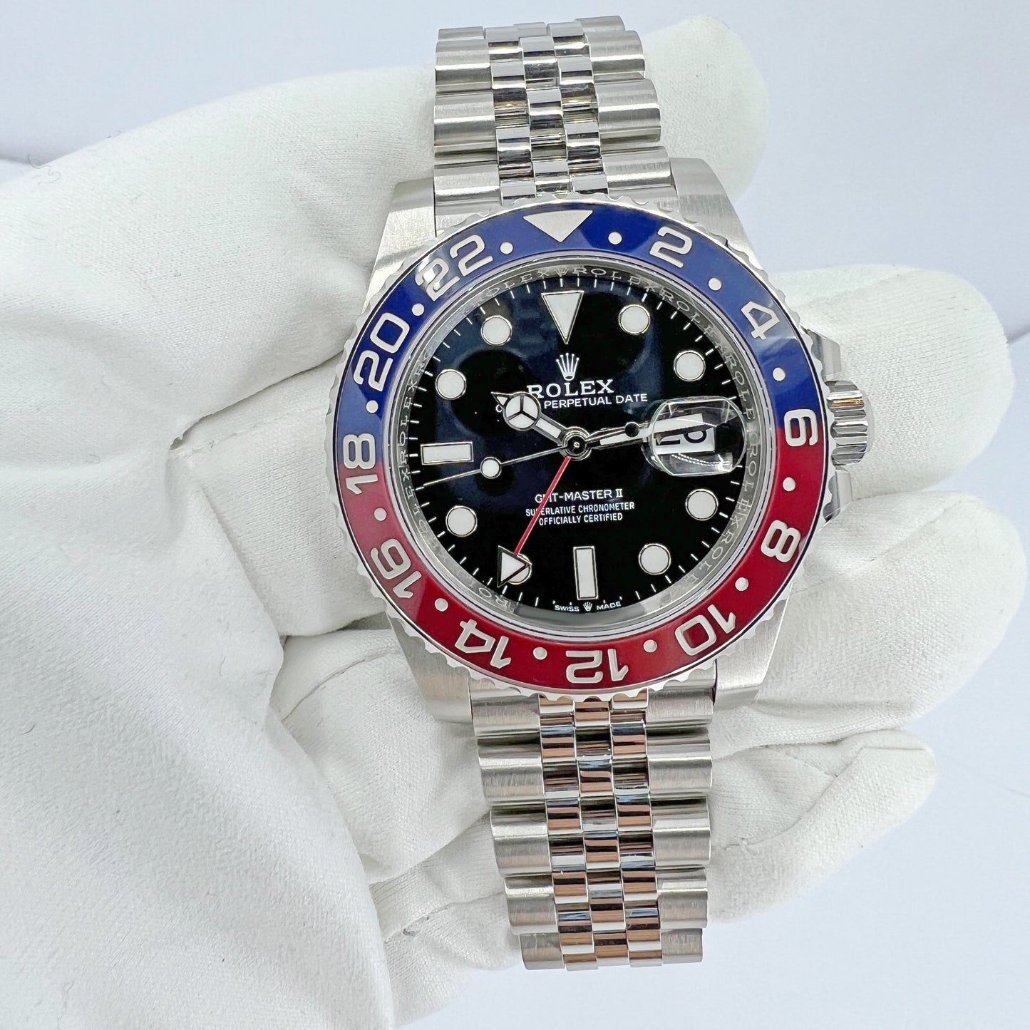 Rolex GMT-Master II Oystersteel Ref# 126710BLRO-0001