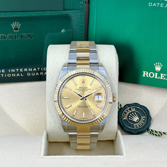 Rolex Datejust 41 Oystersteel and yellow gold Ref# 126333-0009