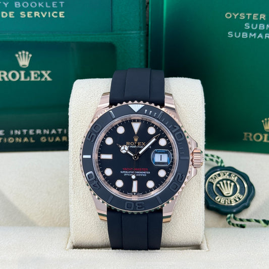 Rolex Yacht-Master 40, 18k Everose Gold, 40mm, Ref# 126655-0002