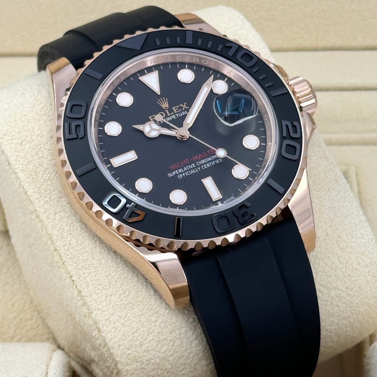 Rolex Yacht-Master 40, 18k Everose Gold, 40mm, Ref# 126655-0002