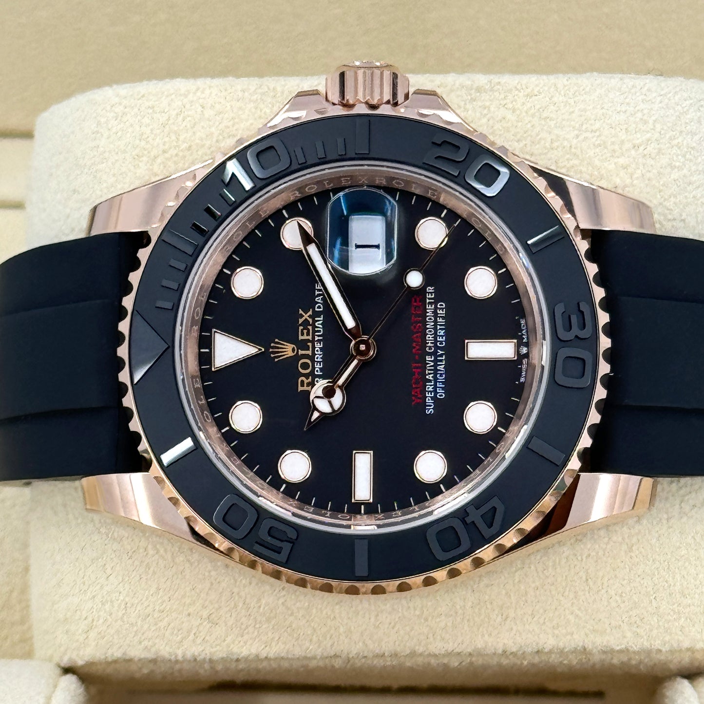 Rolex Yacht-Master 40, 18k Everose Gold, 40mm, Ref# 126655-0002