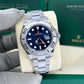 Pre-owned 2021 Rolex Yacht-Master 40 Mint Blue Dial Oyster 126622-0002