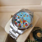 Rolex Oyster Perpetual 41, Oystersteel, 41mm, Turquoise Celebration Motif Dial, Ref# 124300-0008