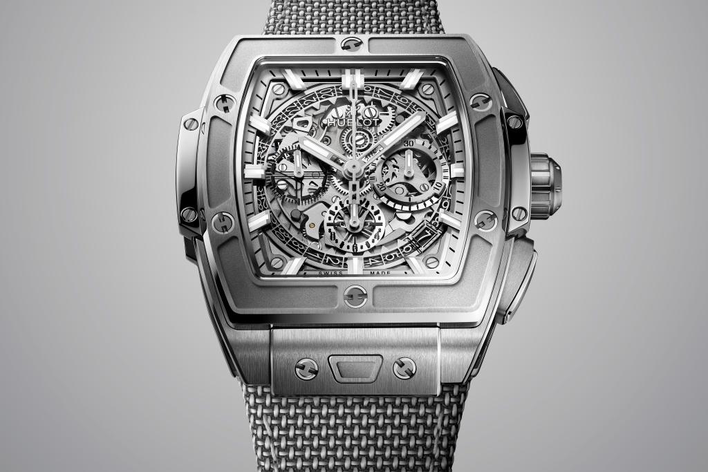 Hublot, Spirit of Big Bang Essential Gray, Titanium, 42mm, Ref# 642.NX.0110.NR.HEC23, Dial