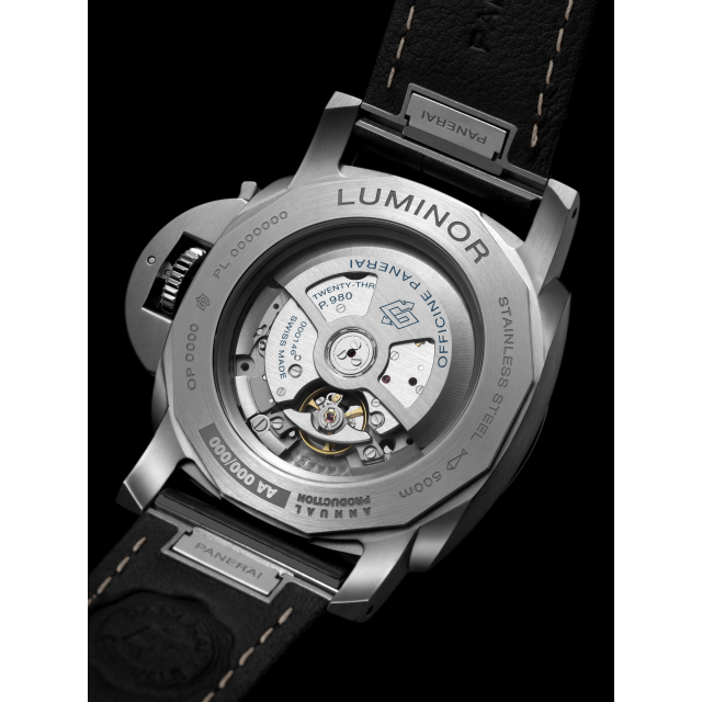 Unworn, Panerai Luminor Marina, 44mm, Stainless Steel, Ref# PAM03314, back