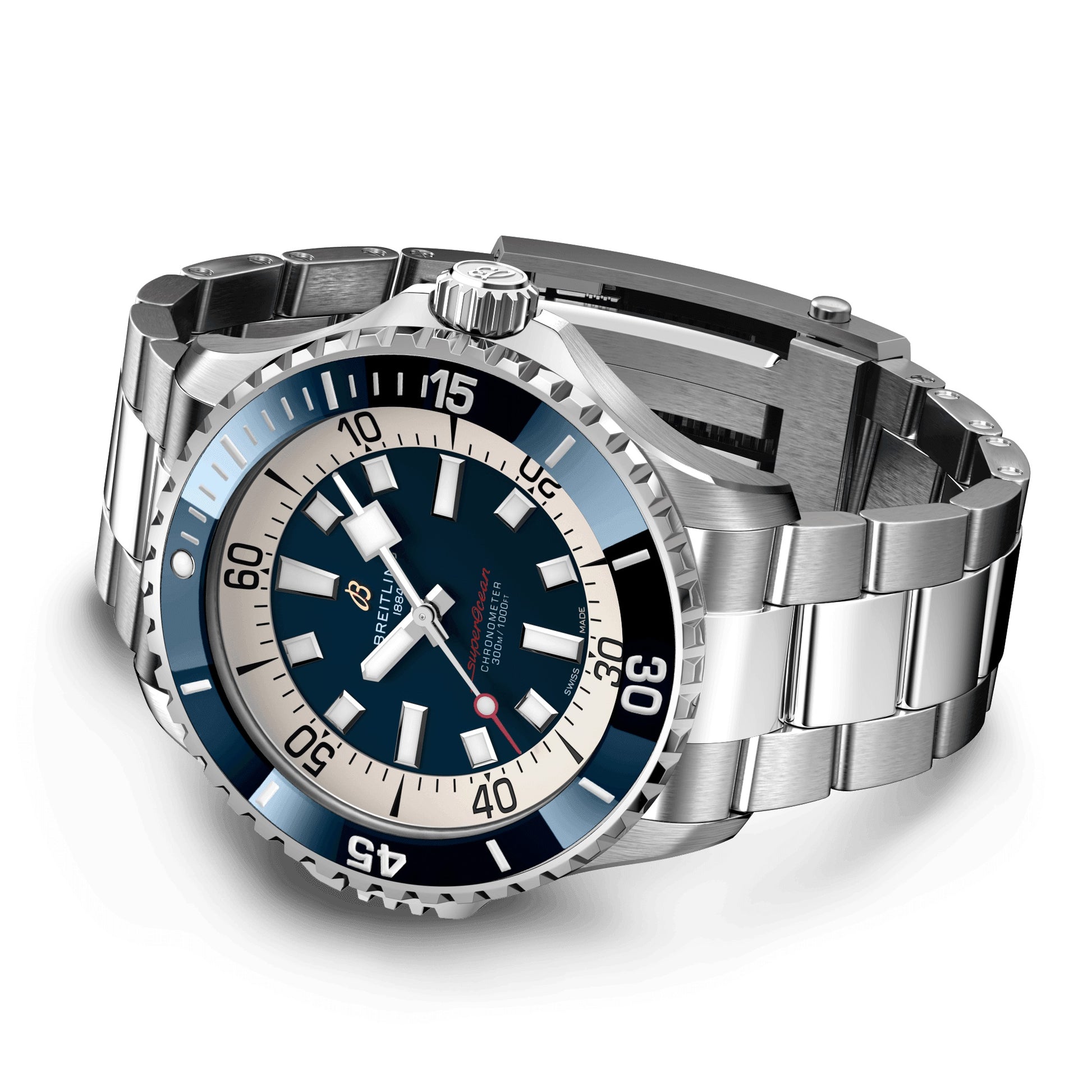 Side Breitling Superocean Automatic Ref# A17378E71C1A1