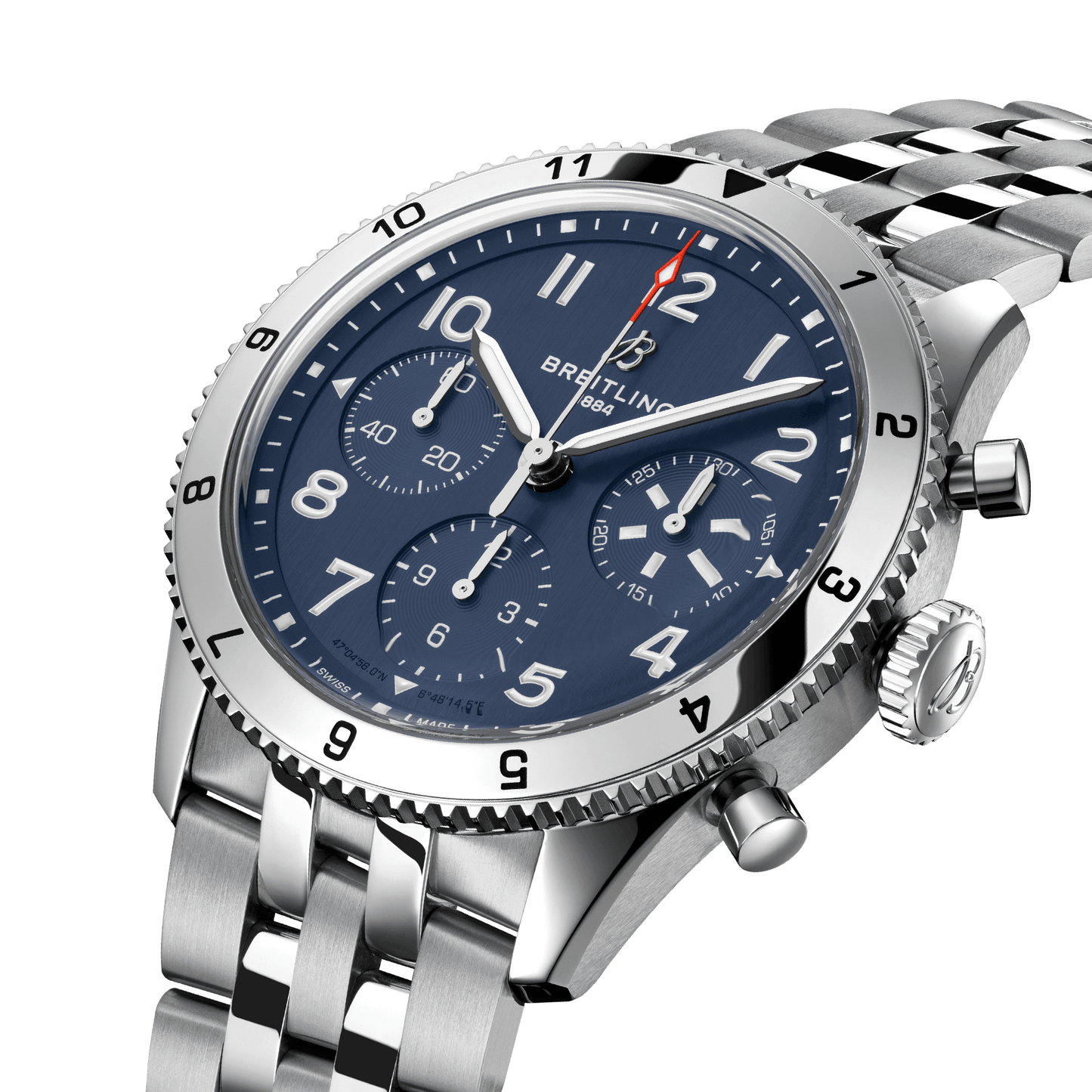 Breitling Classic AVI Chronograph 42 Tribute to Vought F4U Corsair, Stainless Steel, Ref# A233801A1C1A1, Unworn 2024, Dial