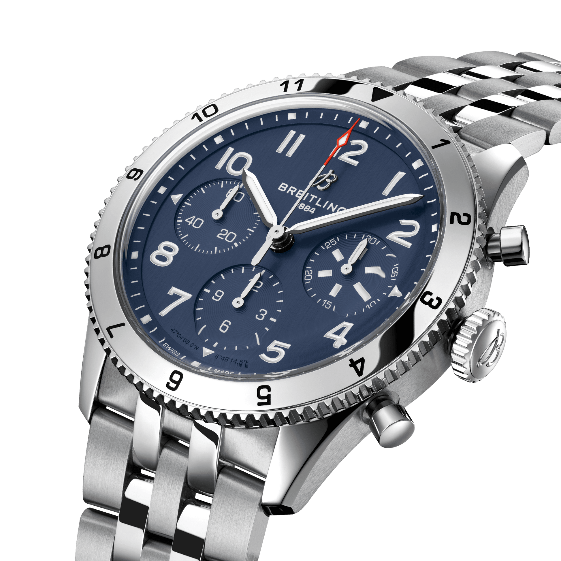 Breitling Classic AVI Chronograph 42 Tribute to Vought F4U Corsair, Stainless Steel, Ref# A233801A1C1A1, Unworn 2024, Dial