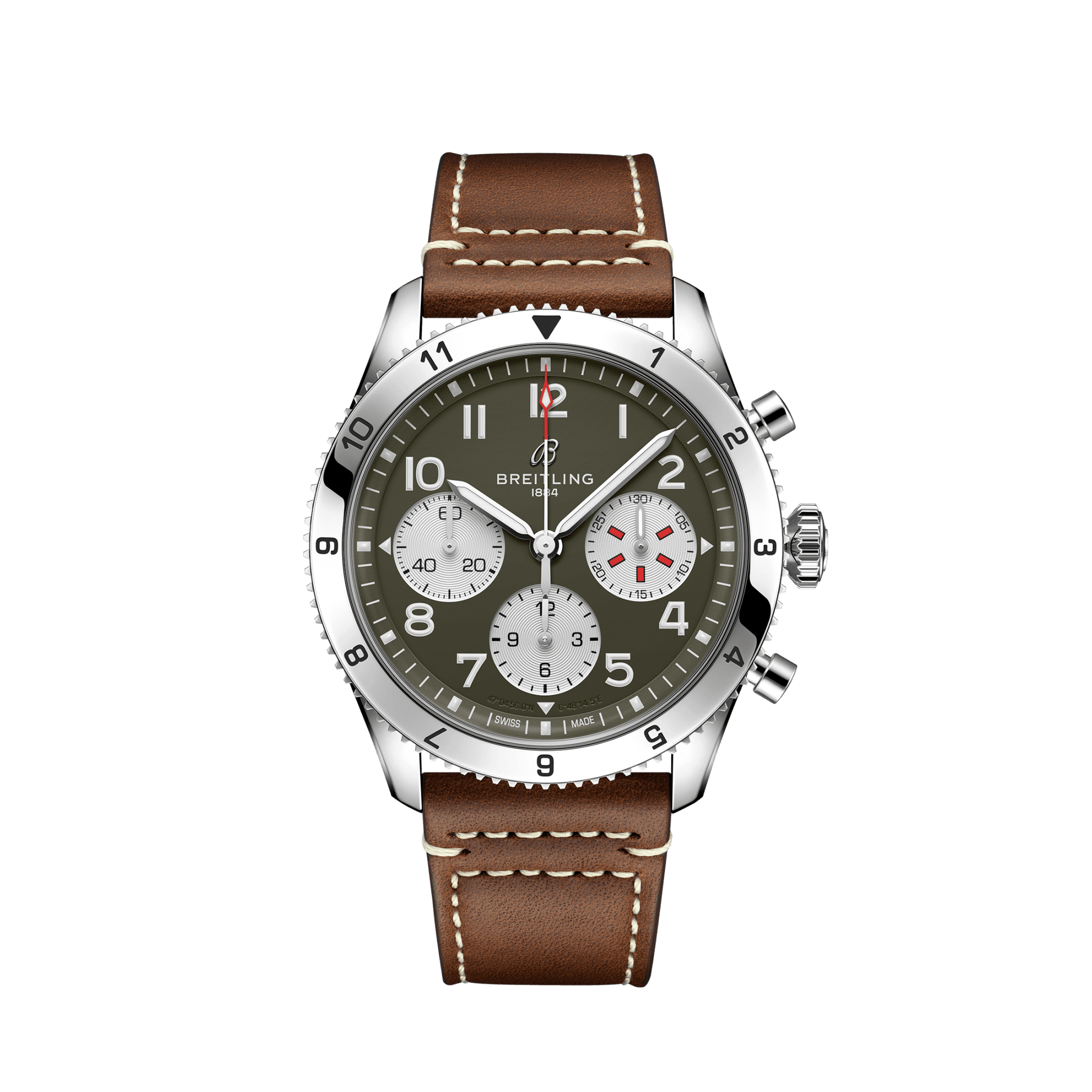 Breitling Classic AVI Chronograph 42 Curtiss Warhawk, Stainless Steel, Ref# A233802A1L1X1, Unworn 2024