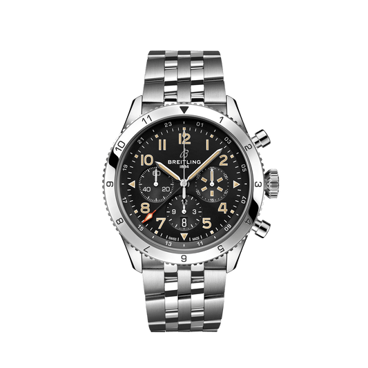 Breitling Classic AVI B04 Chronograph 46 P-51 Mustang, Stainless Steel, Ref# AB04453A1B1A1, Unworn 2024