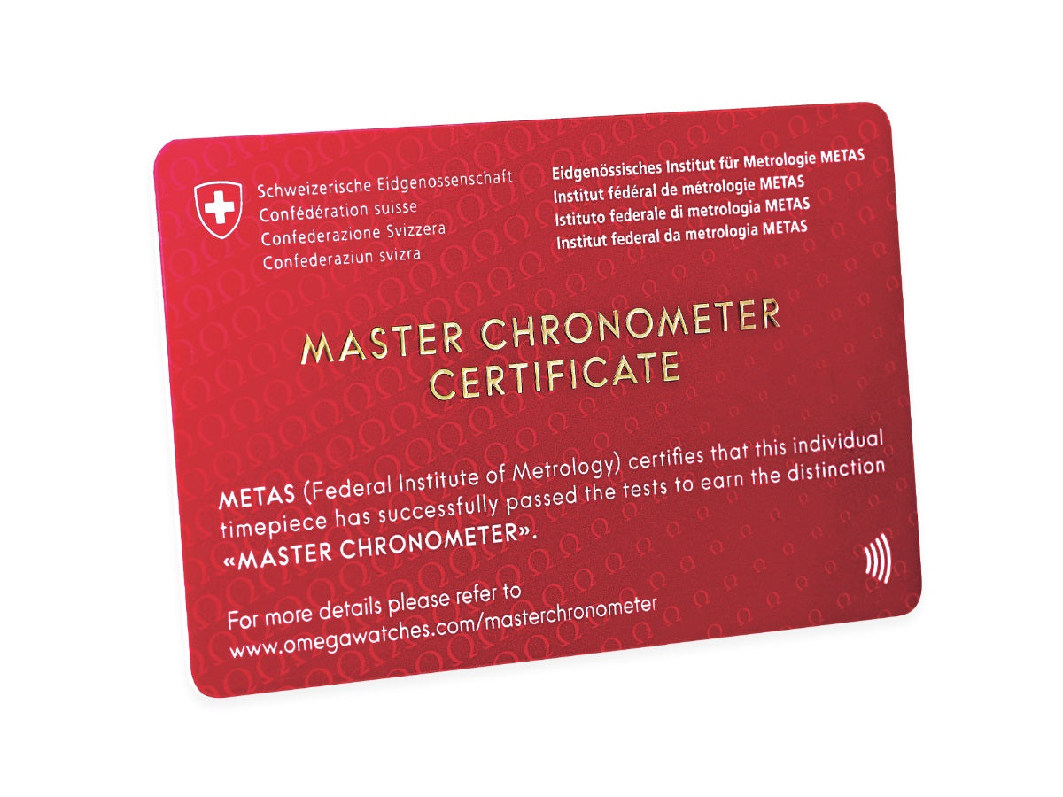 Master chronographer certificate