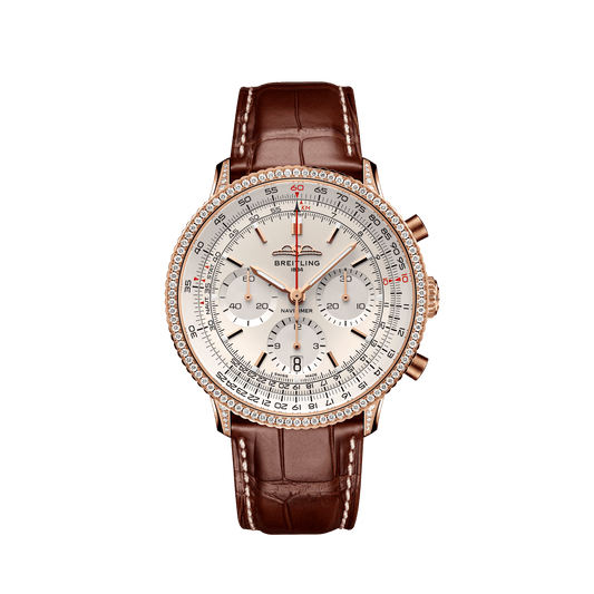 Breitling Navitimer B01 Chronograph 41, 18k Red Gold, Ref# RB0139631G1P1, Unworn 2024