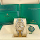 Rolex Datejust 36, 18k Yellow Gold and Stainless Steel, 36mm, Golden, palm motif dial, Ref# 126233-0037
