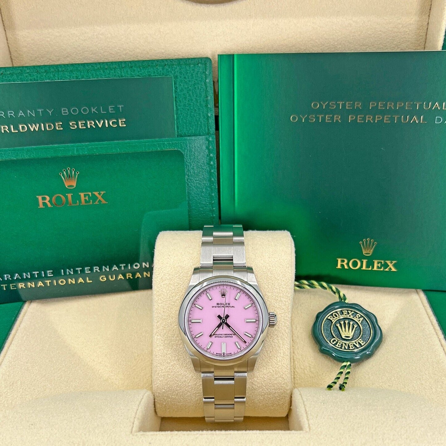 Candy pink online rolex