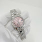 Rolex Datejust 31, Oystersteel and 18k White Gold with Diamonds, Pink Roman dial, 31mm, Fluted, Oyster, Ref# 278274-0023, Main view