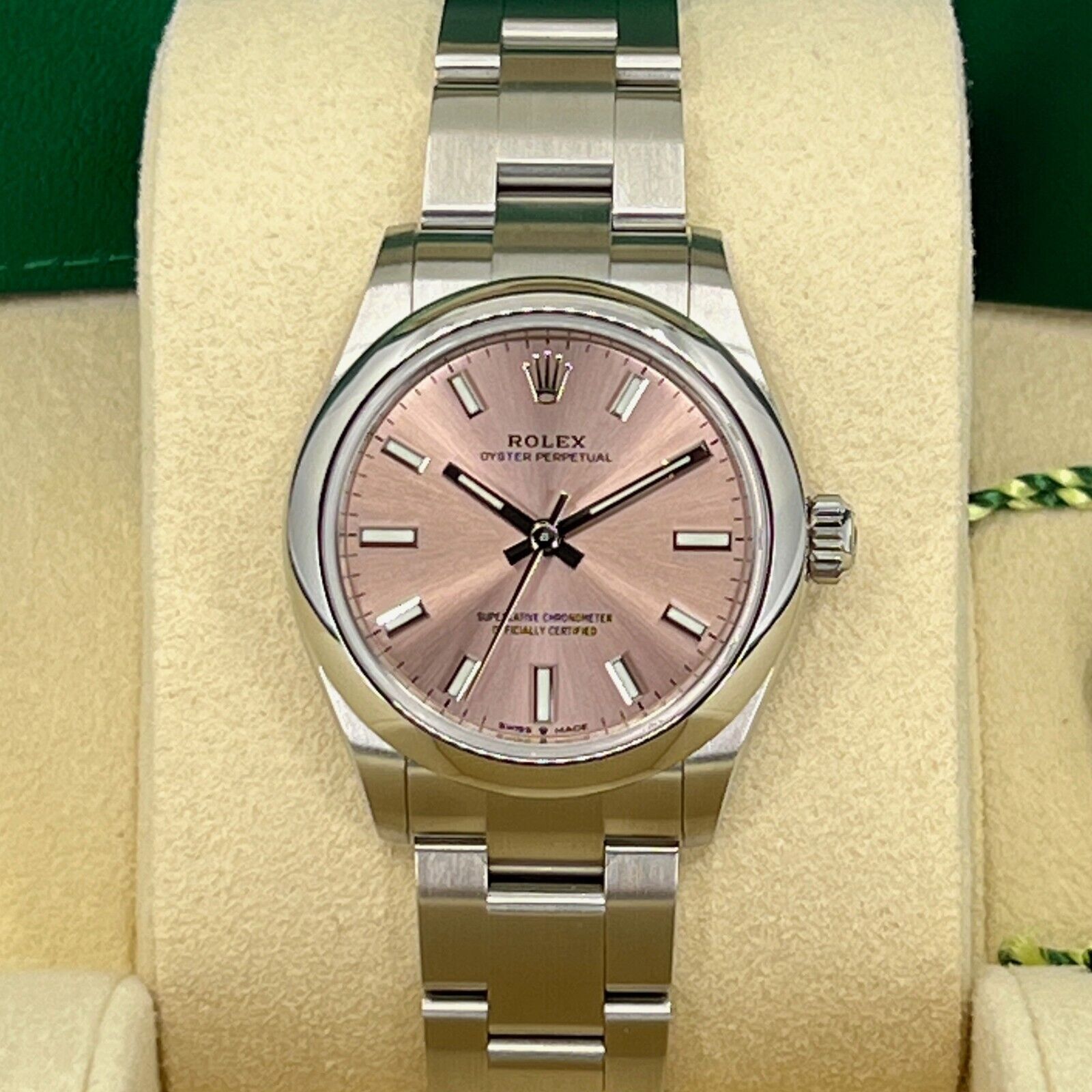 Rolex oyster cheap pink