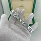 Rolex Datejust, 36mm, Oystersteel and 18k White Gold, Green Slate Roman, Oyster, Fluted, 126234-0046, Clasp 1