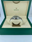 Rolex, Datejust 36, Oystersteel and 18k White Gold, 36mm, Green Mint Dial, Fluted, Jubilee, Ref# 126234-0051, Left