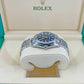 Rolex Oyster Perpetual No Date, Stainless Steel, 34mm, Bright blue, Oyster, Ref# 124200-0003, Right