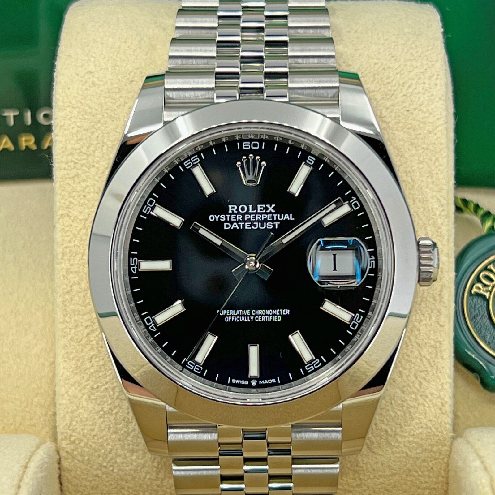 Rolex datejust 41 black dial clearance jubilee