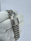 Rolex, Datejust 36, Oystersteel and 18k White Gold, 36mm, Green Mint Dial, Fluted, Jubilee, Ref# 126234-0051, Clasp