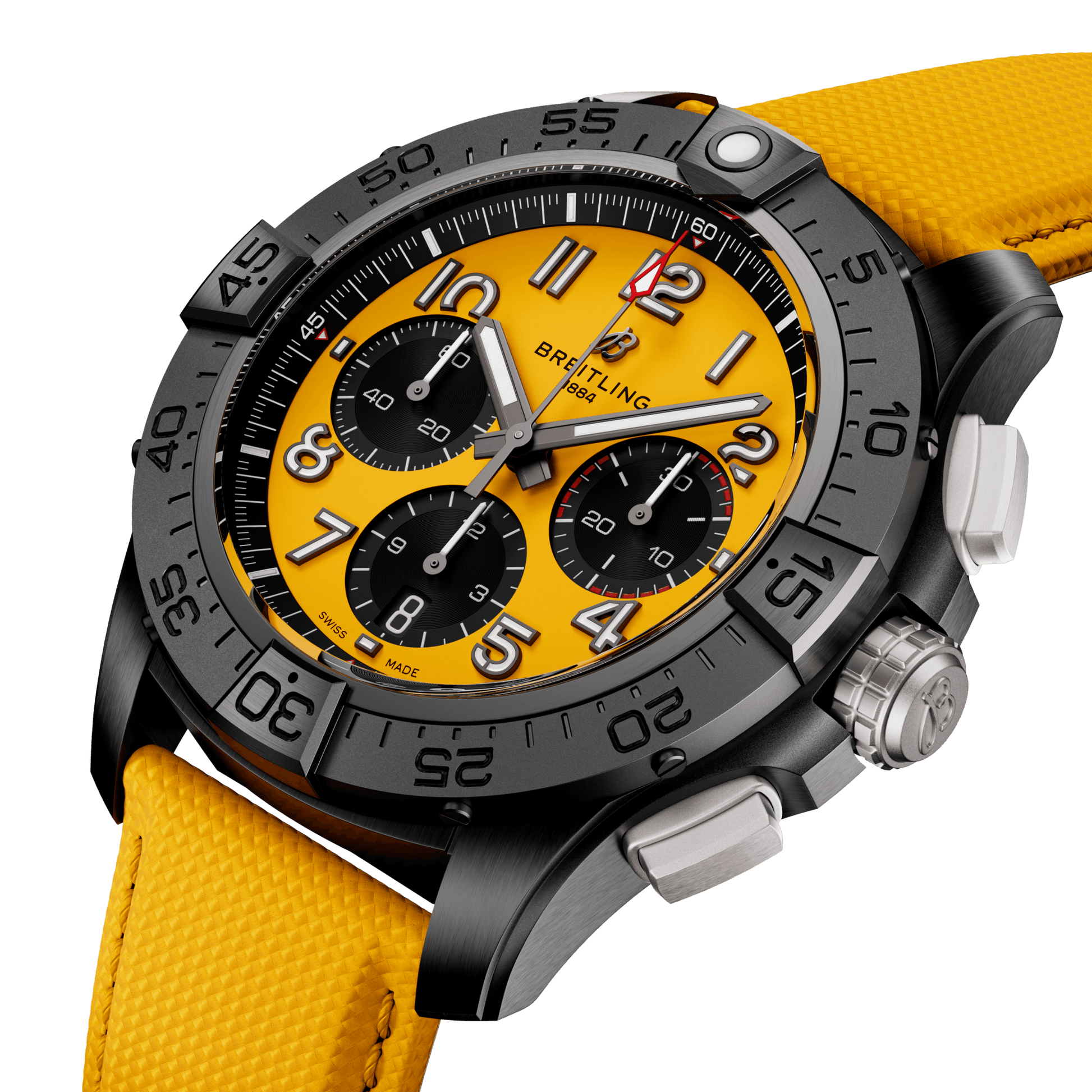 Breitling Avenger B01 Chronograph 44 NIGHT MISSION, Ref# SB0147101I1X1, Unworn 2024, Dial