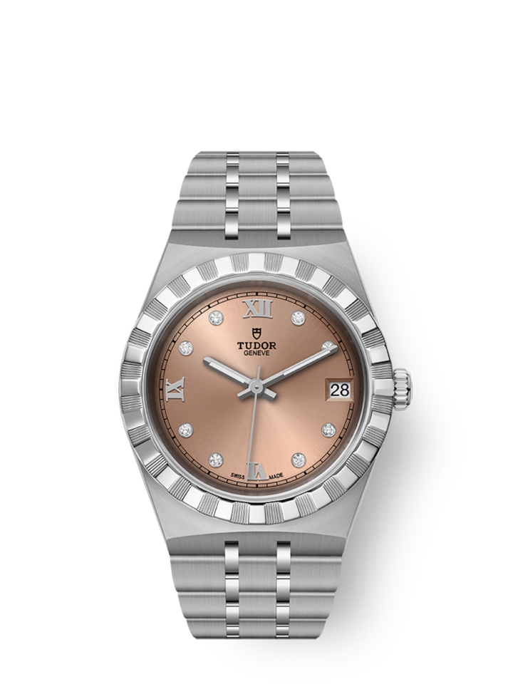 Tudor Royal, Stainless Steel with Diamond-set, 34mm, Ref# M28400-0011