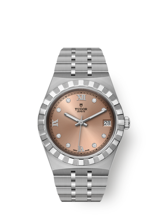 Tudor Royal, Stainless Steel with Diamond-set, 34mm, Ref# M28400-0011