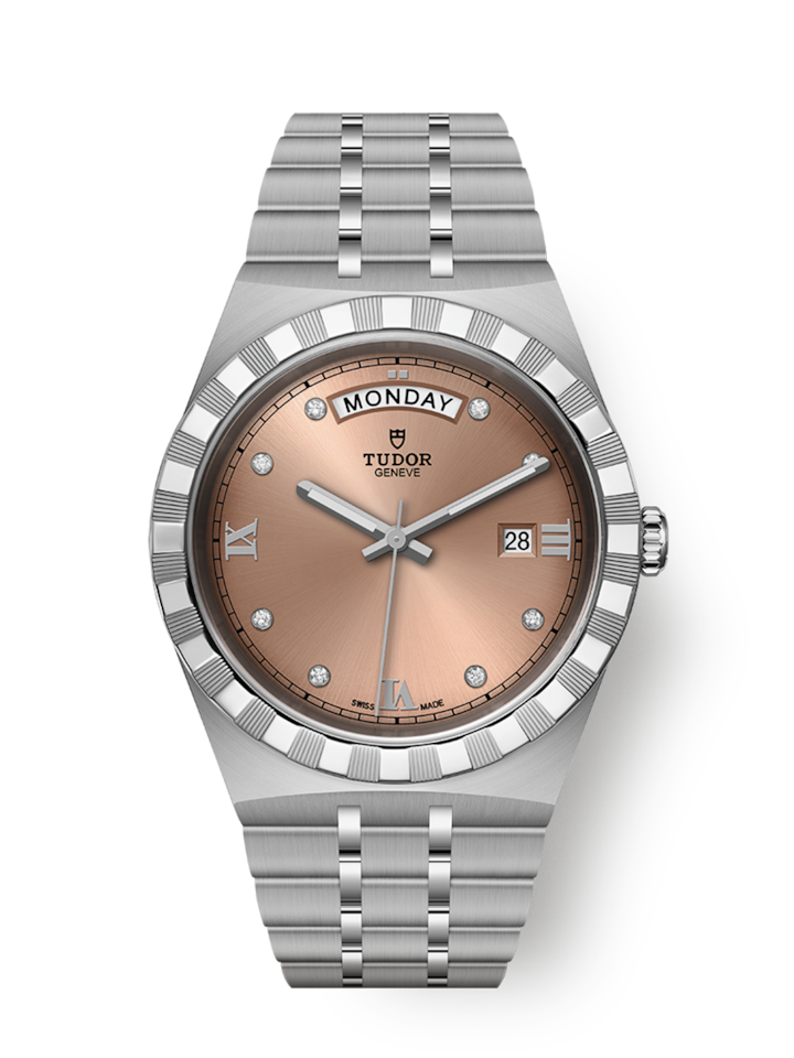 Tudor Royal, Stainless Steel with Diamond-set, 41mm, Ref# M28600-0011