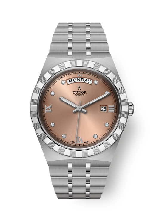 Tudor Royal, Stainless Steel with Diamond-set, 41mm, Ref# M28600-0011