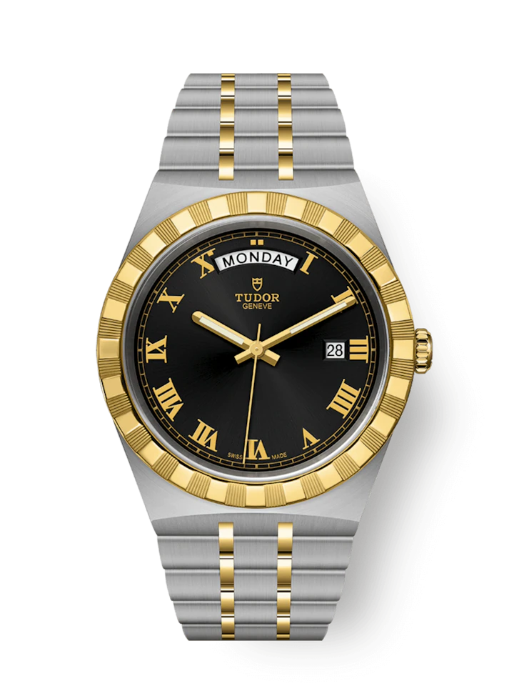 Tudor Royal, Stainless Steel and 18k Yellow Gold, 41mm, Ref# M28603-0003