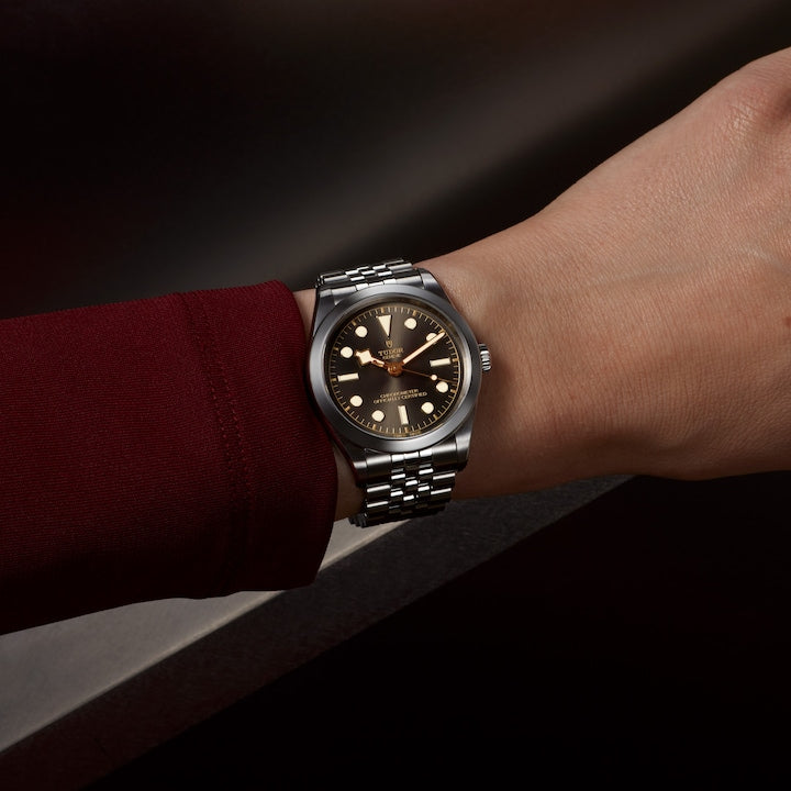 Tudor Black Bay 39, Stainless Steel, 39mm,Ref# M79660-0001, Watch on a hand