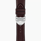Brown Leather Strap and Buckle for Tudor M91650-0010