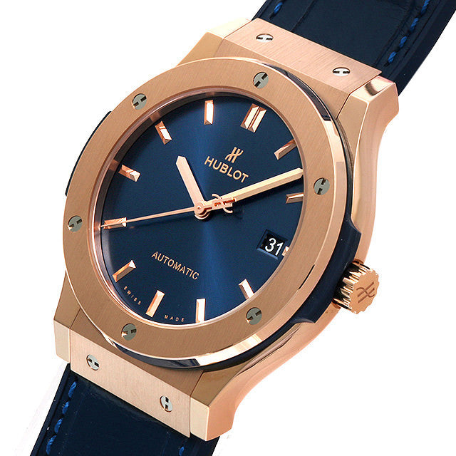 Hublot Classic Fusion King Gold Blue 45mm, Ref# 511.OX.7180.LR, Right