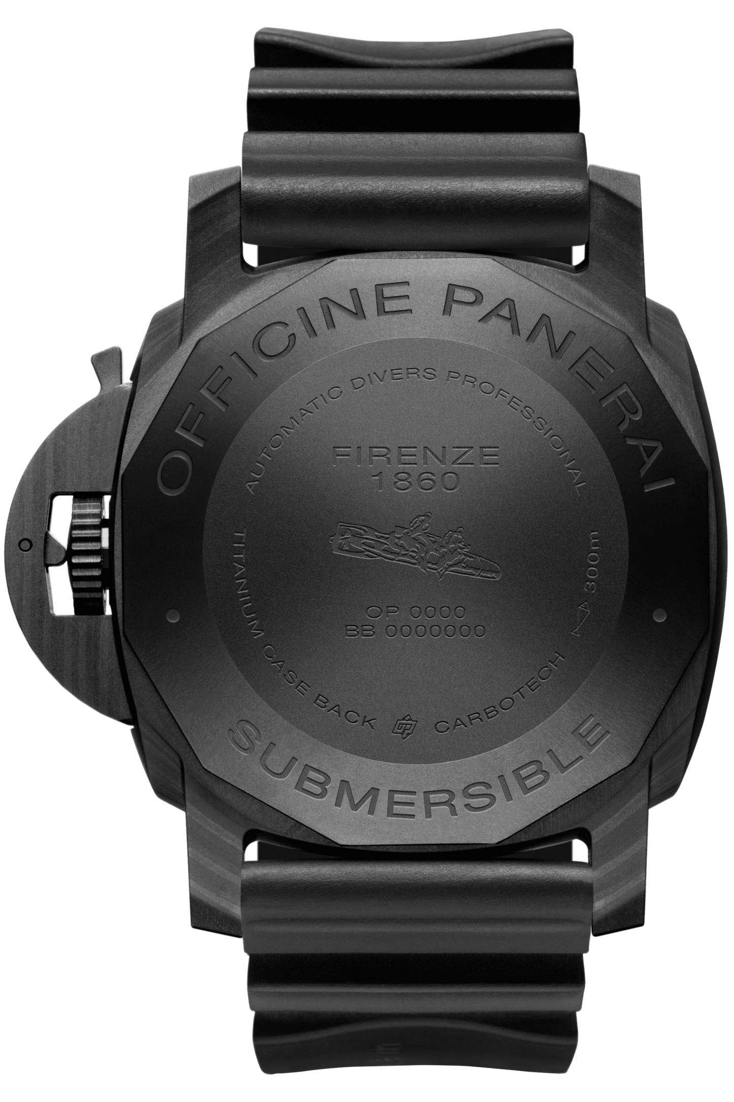 Panerai Submersible Carbotech™ - 47mm, Ref# PAM01616, Back